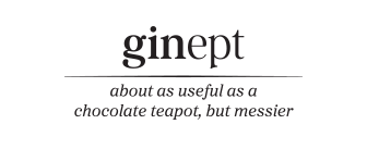 The Funny T-Shirt Co. Funny gin t-shirts page image of their t-shirt artwork called Ginept.
