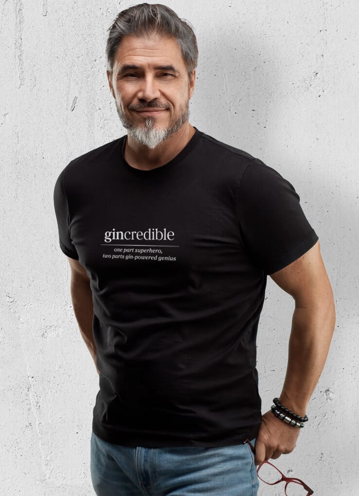 The Funny T-Shirts Co. Gincredible Guy Pic